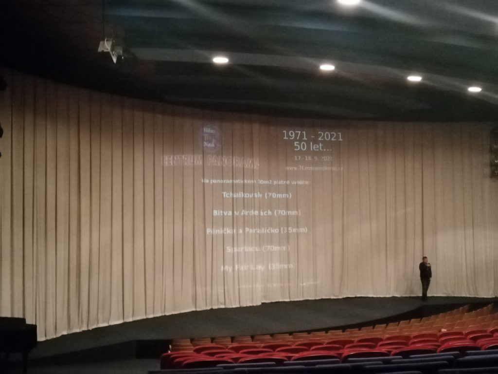 Fortlaufende 70 mm-Wide Film-Festivals: Centrum Panorama Varnsdorf seit 2015